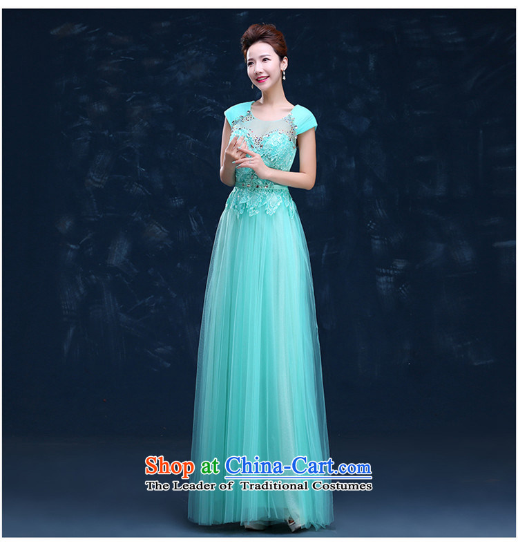        Toasting Champagne Services 2015 new HANNIZI stylish banquet dinner dress the word shoulder solid color bridal dresses ice blue XL Photo, prices, brand platters! The elections are supplied in the national character of distribution, so action, buy now enjoy more preferential! As soon as possible.