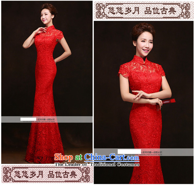       Toasting champagne HANNIZI Services 2015 retro long solid color bride wedding dress banquet in evening dress short-sleeved M picture, prices, brand platters! The elections are supplied in the national character of distribution, so action, buy now enjoy more preferential! As soon as possible.