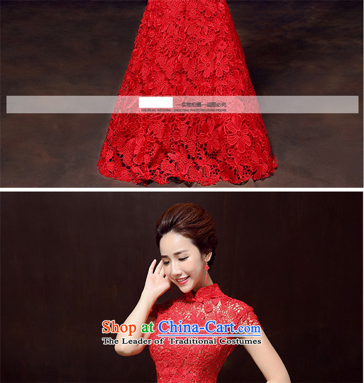       Toasting champagne HANNIZI services bridesmaid services 2015 Spring/Summer new bride red retro wedding dress long red long L picture, prices, brand platters! The elections are supplied in the national character of distribution, so action, buy now enjoy more preferential! As soon as possible.