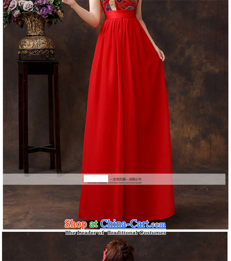 The spring and summer of 2015 New HANNIZI) Bride wedding dress evening dresses retro red long gown red XXL picture, prices, brand platters! The elections are supplied in the national character of distribution, so action, buy now enjoy more preferential! As soon as possible.