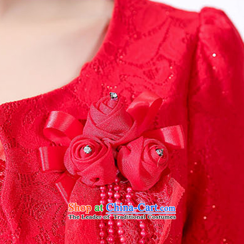 1169 Fashion Sau San married TRIUMPHANTKS wedding short, Indian shawls dresses video thin bride bridesmaid evening dress uniform red M,TRIUMPHANTKS,,, bows shopping on the Internet