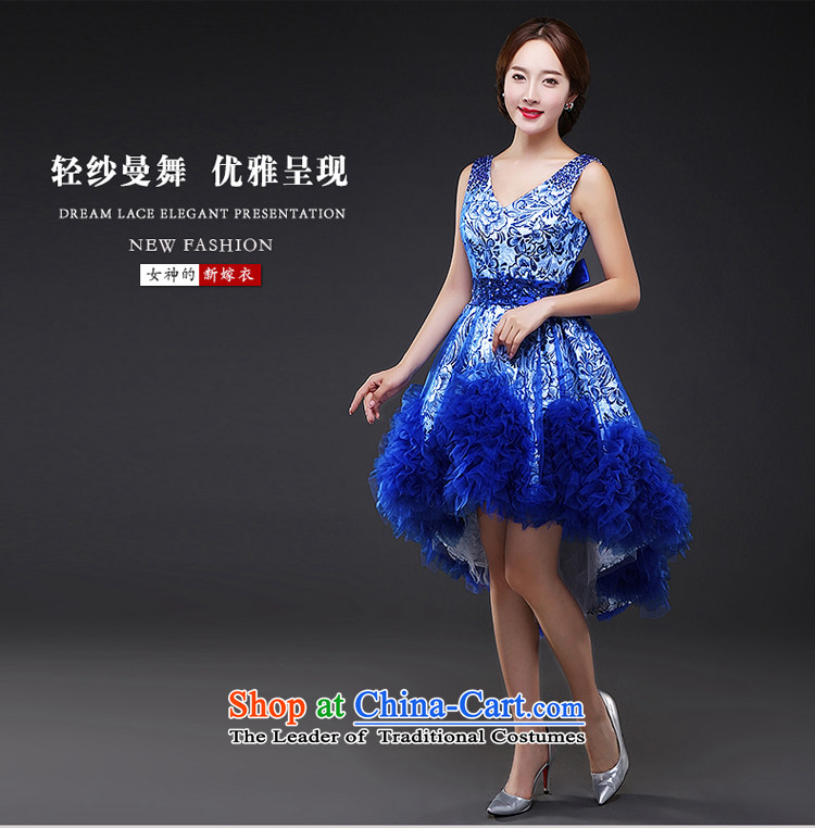Hillo Lisa (XILUOSHA) photo building theme clothing wedding snapshot of your portrait of photography personal photo makeup wedding dresses 2015 new autumn blue L picture, prices, brand platters! The elections are supplied in the national character of distribution, so action, buy now enjoy more preferential! As soon as possible.