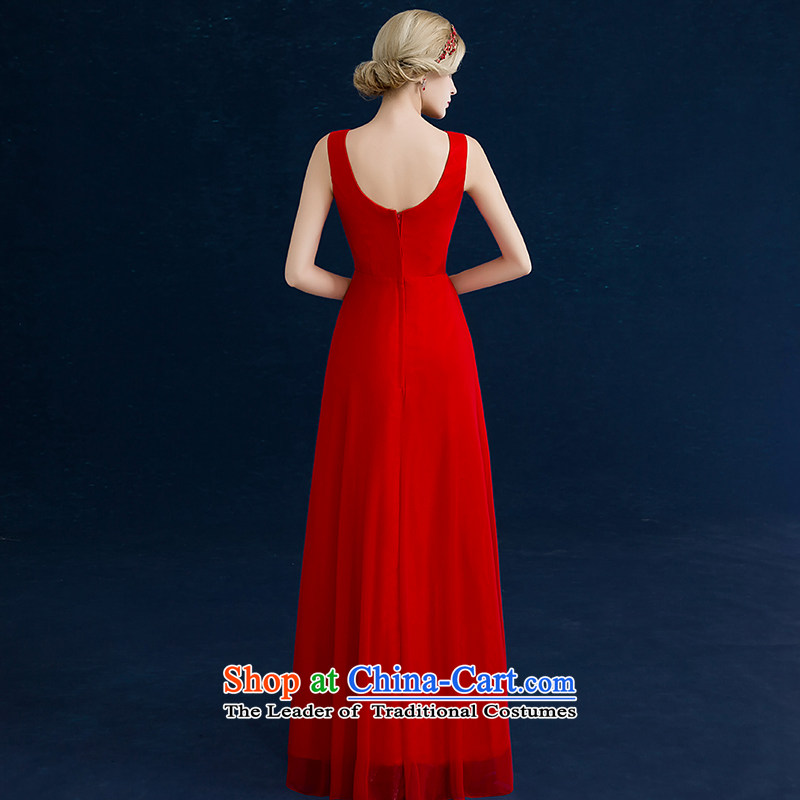 Seal the bride bows Chief Jiang, 2015 autumn and winter new wedding dress red stylish shoulders video thin red Female dress banquet tailored, seal has been pressed Jiang shopping on the Internet