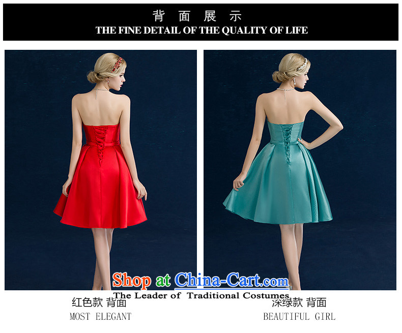 Jiang bride wedding dresses seal bows services 2015 autumn and winter new tri-color and chest, Sau San video thin short banquet dinner dress dark green tailored picture, prices, brand platters! The elections are supplied in the national character of distribution, so action, buy now enjoy more preferential! As soon as possible.