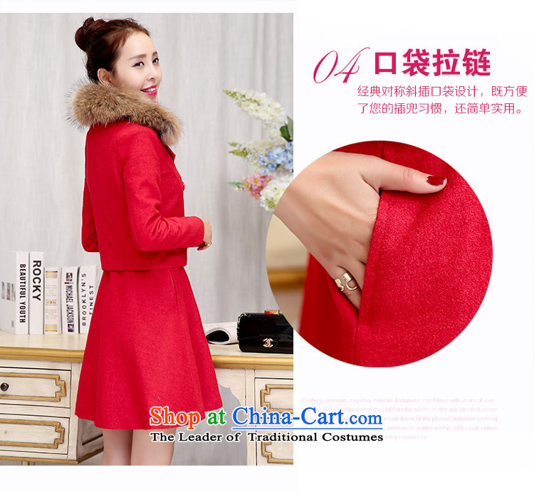 The United States is still fall/winter clothing and accessories for women new stylish Sau San Mao jacket? two kits dresses wedding dress bows back door onto red/gross M pictures, real prices, brand platters! The elections are supplied in the national character of distribution, so action, buy now enjoy more preferential! As soon as possible.