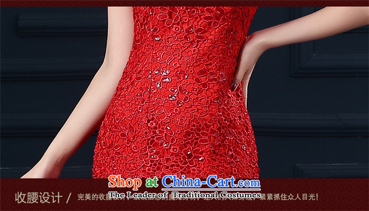        Toasting champagne HANNIZI Services 2015 Red new spring and summer short of pure color bride wedding dress evening dress RED M picture, prices, brand platters! The elections are supplied in the national character of distribution, so action, buy now enjoy more preferential! As soon as possible.