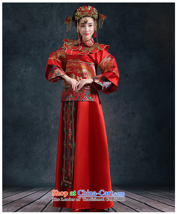        Bridesmaid Services 2015 HANNIZI bows Service Bridal wedding dress red Soo Wo Service retro long red L picture, prices, brand platters! The elections are supplied in the national character of distribution, so action, buy now enjoy more preferential! As soon as possible.