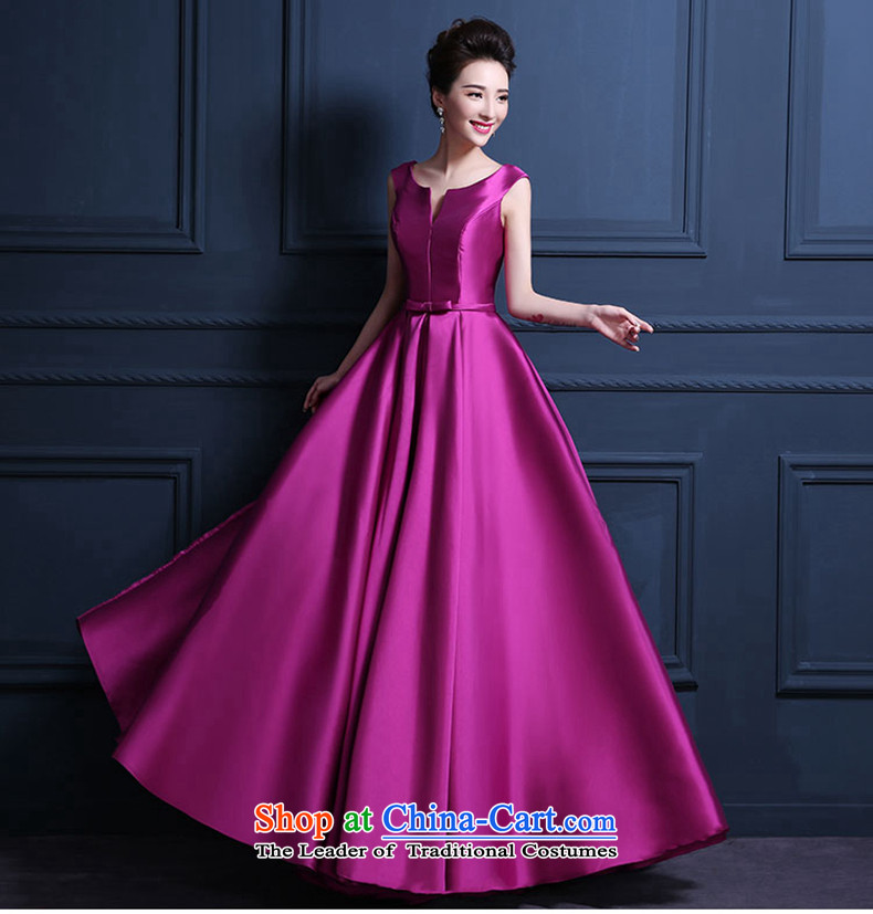 Time Syrian brides wedding dress satin bows services bridesmaid evening dresses Ballroom 1 field shoulder stylish multi colored dress skirt violet long XXL picture, prices, brand platters! The elections are supplied in the national character of distribution, so action, buy now enjoy more preferential! As soon as possible.