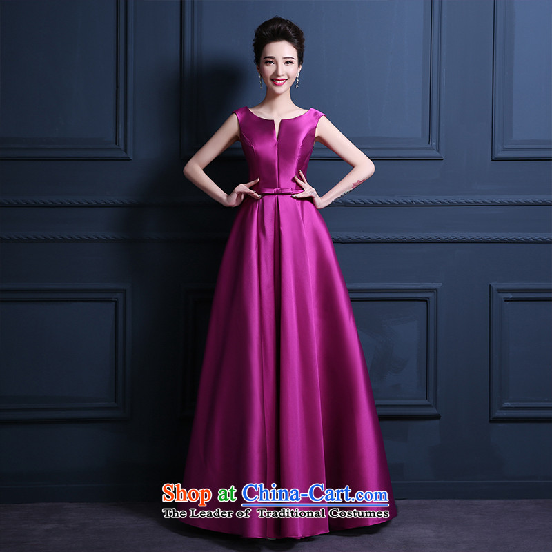 Time Syrian brides wedding dress satin bows services bridesmaid evening dresses Ballroom 1 field shoulder stylish multi colored dress skirt violet XXL, long time Syrian shopping on the Internet has been pressed.