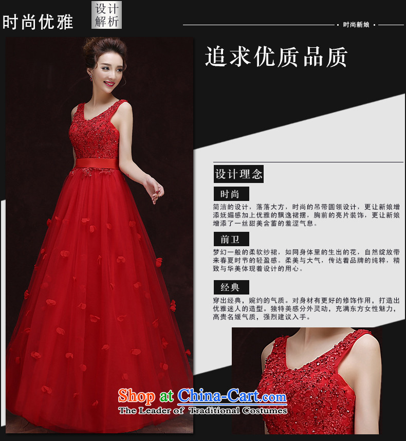 Rain-sang yi 2015 new marriage yarn Korean modern red shoulders V-Neck lace on large numbers of pregnant women dress LF204 video thin red L picture, prices, brand platters! The elections are supplied in the national character of distribution, so action, buy now enjoy more preferential! As soon as possible.