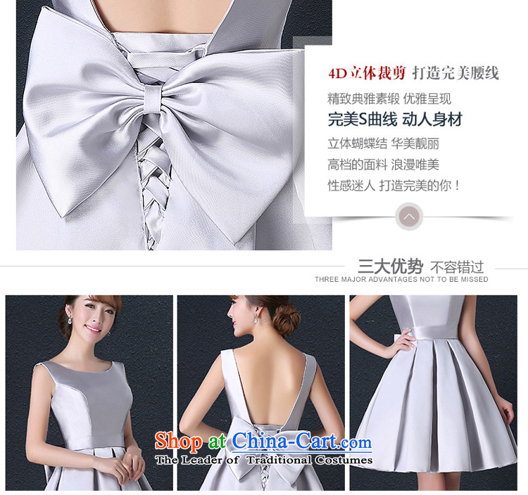 Hillo Lisa (XILUOSHA) banquet dinner dress short, moderator dress girl marries a drink service hip little dress satin silver new 2015 M picture, prices, brand platters! The elections are supplied in the national character of distribution, so action, buy now enjoy more preferential! As soon as possible.