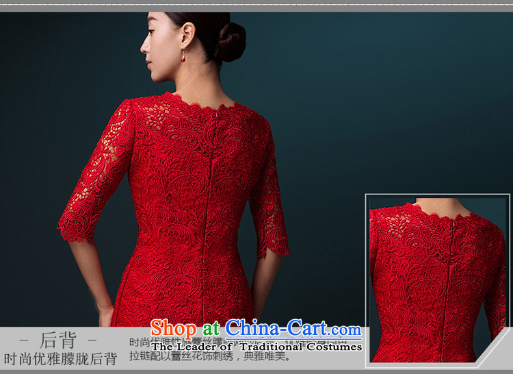 Hillo XILUOSHA) bridal dresses Lisa (short) bows in marriage cuff Sau San HANGZHOU CHAISHI IMP cheongsam dress 2015 Autumn Red New Red XL Photo, prices, brand platters! The elections are supplied in the national character of distribution, so action, buy now enjoy more preferential! As soon as possible.