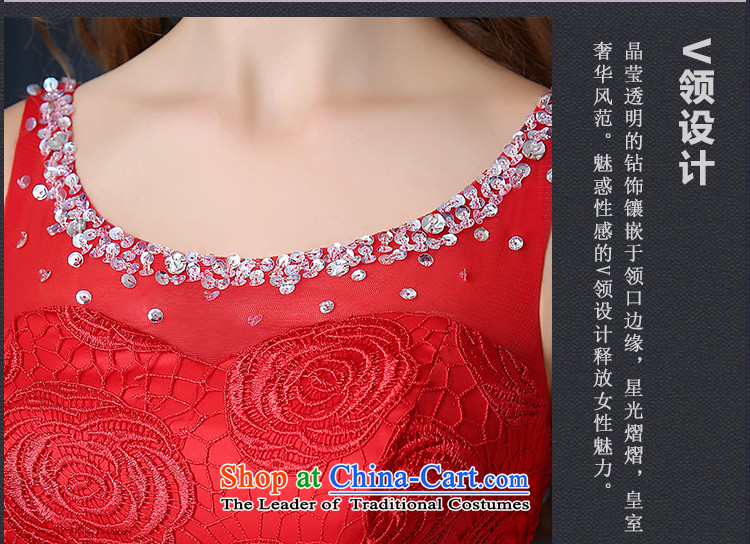 Ferrara bride lace bows services shoulder back water drilling evening dresses long summer and fall of 2015 New V-Neck video thin pregnant women high moderator waist dress red red XL Photo, prices, brand platters! The elections are supplied in the national character of distribution, so action, buy now enjoy more preferential! As soon as possible.