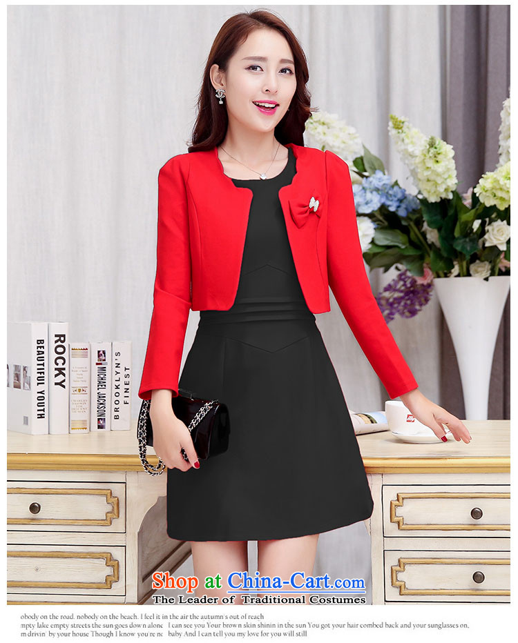 The United States is still fall/winter clothing and accessories for women new stylish Sau San two kits dresses vocational kits wedding dress bows back to door onto the Chest Flower large red XL Photo, prices, brand platters! The elections are supplied in the national character of distribution, so action, buy now enjoy more preferential! As soon as possible.