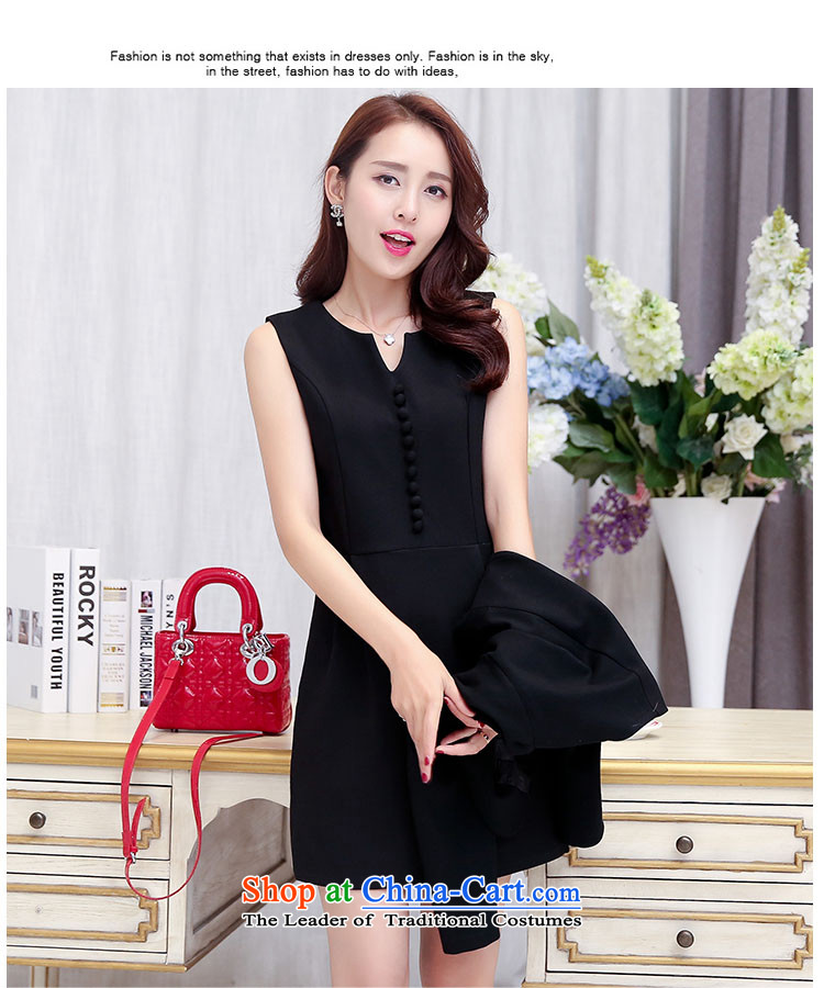 The United States is still 2015 Autumn clothing new boutique female Korean stylish elegance kit two dresses dress with black and white Chest Flower L picture, prices, brand platters! The elections are supplied in the national character of distribution, so action, buy now enjoy more preferential! As soon as possible.