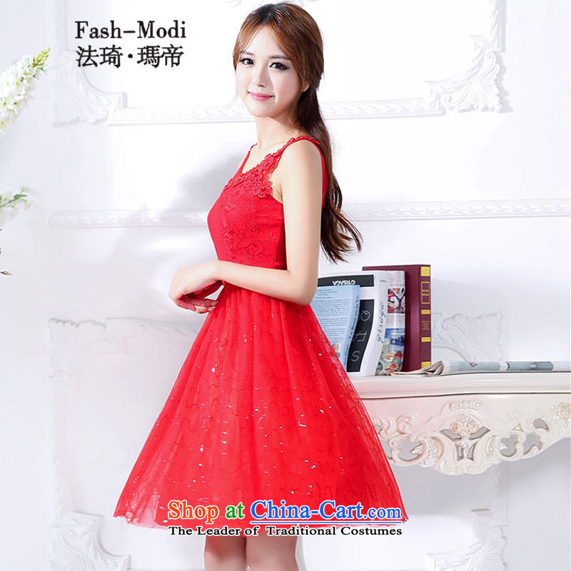 Law Chi Princess Royal 2015 autumn and winter new bride services back dresses bows's body graphics thin decorated bridesmaid dress second piece will dress kit XXXL, red, Manasseh Dili law qi (fash-modi) , , , shopping on the Internet