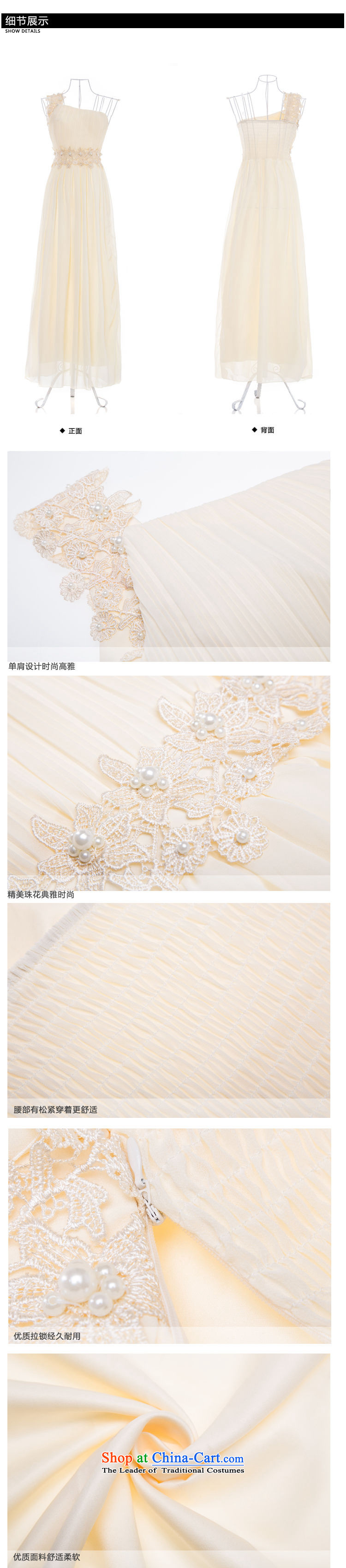 No. of 2015 sweet temperament OL banquet bridesmaid married Beveled Shoulder dresses female long skirt dress white left shoulder strap with invisible S picture, prices, brand platters! The elections are supplied in the national character of distribution, so action, buy now enjoy more preferential! As soon as possible.