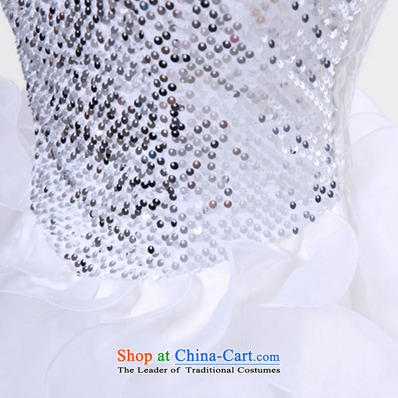 Andro Nga on chip billowy flounces short of small dress bridesmaid Sister Mary Magdalene chest apron skirt cake skirt Stage Costume white, Louise Arbour will Ya (LOUIS.AODEYA ODER) , , , shopping on the Internet