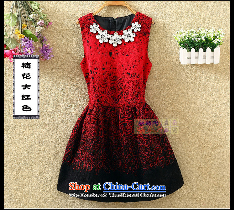 Montevideo Kosovo's  2015 new aristocratic temperament thick bon bon small dress dresses, forming the women gross? vest skirt red pearl S picture, prices, brand platters! The elections are supplied in the national character of distribution, so action, buy now enjoy more preferential! As soon as possible.