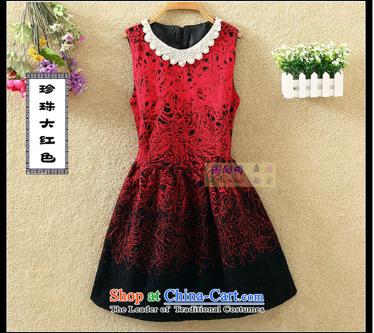 Montevideo Kosovo's  2015 new aristocratic temperament thick bon bon small dress dresses, forming the women gross? vest skirt red pearl S picture, prices, brand platters! The elections are supplied in the national character of distribution, so action, buy now enjoy more preferential! As soon as possible.