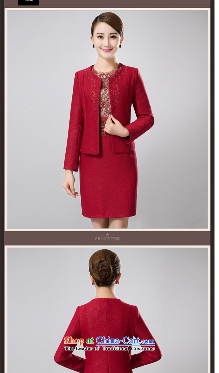 The Cayman economy spring and autumn 2015 law on middle-aged jacket wedding dresses wedding package install MOM two kits for women 8571 Red XL Photo, prices, brand platters! The elections are supplied in the national character of distribution, so action, buy now enjoy more preferential! As soon as possible.