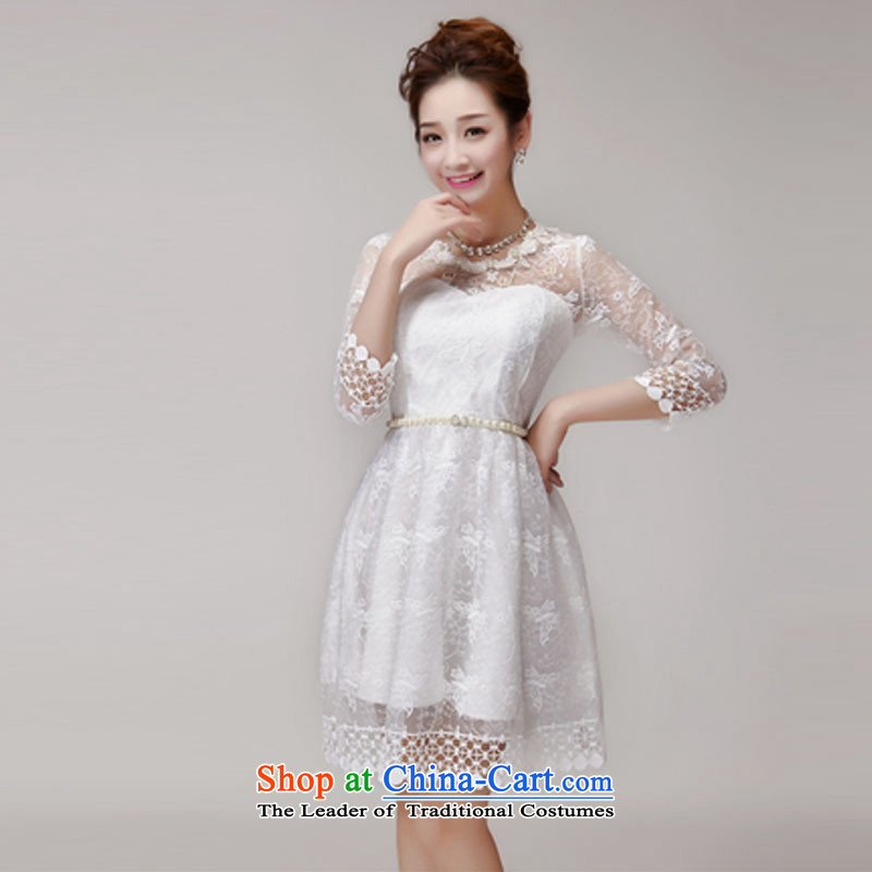 Andro ya 2015 Sau San Princess Pearl nail skirt dress champagne color and chest bridesmaid services sister small dress code, champagne color are Louis oder nga (LOUIS.AODEYA) , , , shopping on the Internet