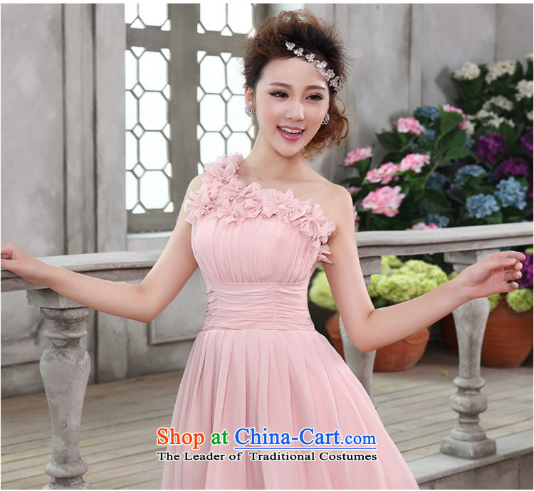 Hunnz sleeveless brides 2015 wedding dress Korean-style solid color shoulder short, banquet evening dresses Yuk-pink L picture, prices, brand platters! The elections are supplied in the national character of distribution, so action, buy now enjoy more preferential! As soon as possible.