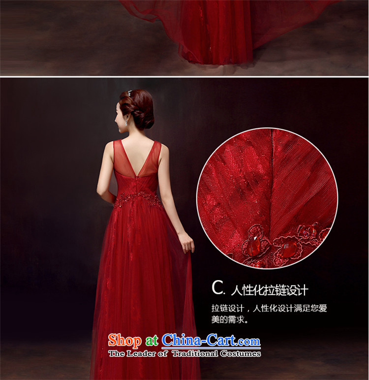      Toasting champagne HUNNZ Services 2015 new spring and summer Korean large stylish Sau San lace V-Neck bride wedding dress red XL Photo, prices, brand platters! The elections are supplied in the national character of distribution, so action, buy now enjoy more preferential! As soon as possible.