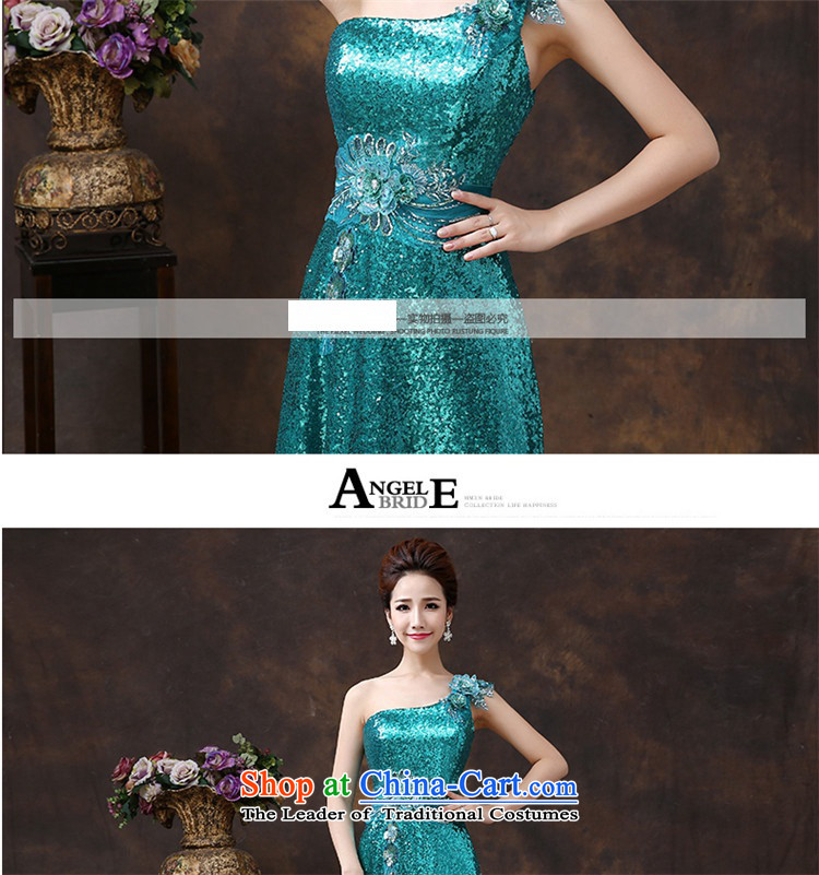      Toasting Champagne Services 2015 new HUNNZ stylish Korean single shoulder length) Bride wedding dress bridesmaid services Champagne Gold S picture, prices, brand platters! The elections are supplied in the national character of distribution, so action, buy now enjoy more preferential! As soon as possible.