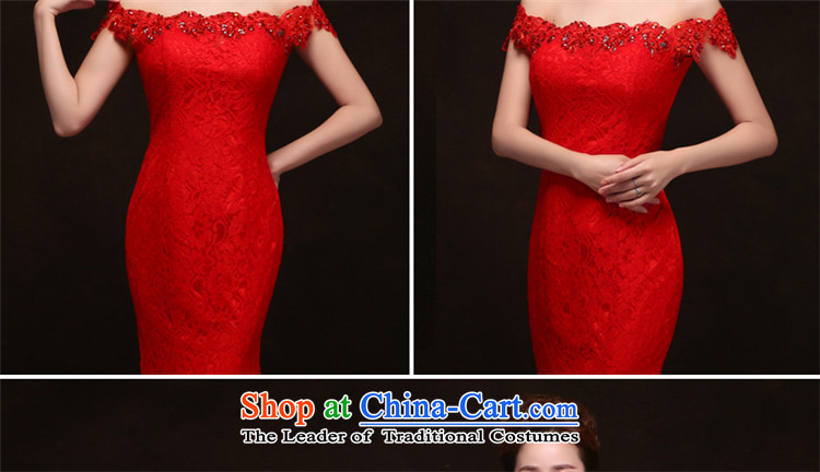        Toasting champagne HANNIZI Services 2015 new spring and summer Korean fashion bride wedding dress banquet evening dresses red L picture, prices, brand platters! The elections are supplied in the national character of distribution, so action, buy now enjoy more preferential! As soon as possible.