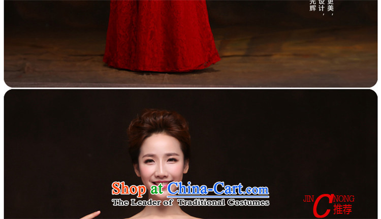        Toasting champagne HANNIZI Services 2015 new spring and summer Korean fashion bride wedding dress banquet evening dresses red L picture, prices, brand platters! The elections are supplied in the national character of distribution, so action, buy now enjoy more preferential! As soon as possible.