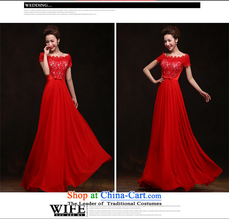 2015 Spring/Summer long HUNNZ word, the new bride dresses shoulder banquet evening dresses bows bridesmaid services services red XXL picture, prices, brand platters! The elections are supplied in the national character of distribution, so action, buy now enjoy more preferential! As soon as possible.