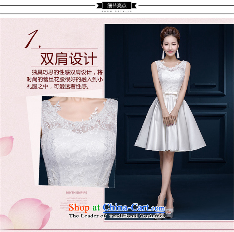 2015 Long one HUNNZ field Korean short, shoulder bridal dresses bows services bridesmaid services white, white S picture, prices, brand platters! The elections are supplied in the national character of distribution, so action, buy now enjoy more preferential! As soon as possible.