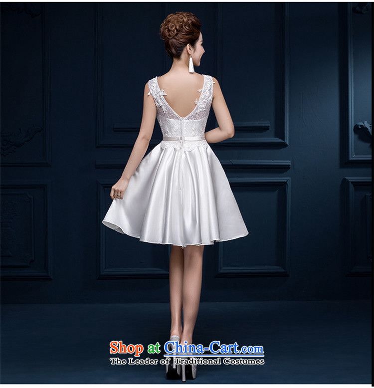 2015 Long one HUNNZ field Korean short, shoulder bridal dresses bows services bridesmaid services white, white S picture, prices, brand platters! The elections are supplied in the national character of distribution, so action, buy now enjoy more preferential! As soon as possible.