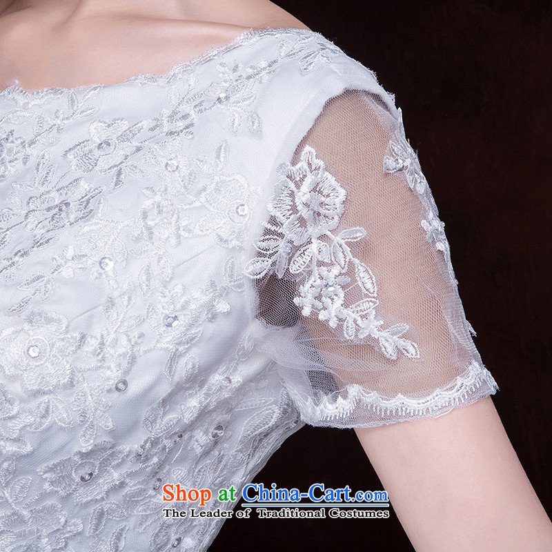 2015 Long dresses HUNNZ Korean fashion evening dress uniform white, bows bridesmaid services white L,HUNNZ,,, shopping on the Internet