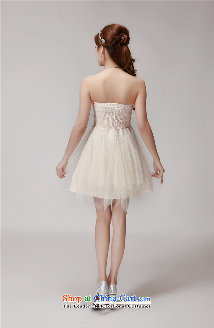 The status of the Staple manually Pearl 2015 diamond temperament and Sau San chest dresses bridesmaid groups dress skirt apricot color codes are pictures, prices, brand platters! The elections are supplied in the national character of distribution, so action, buy now enjoy more preferential! As soon as possible.