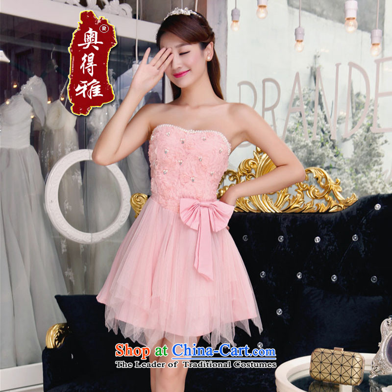 Andro ya 2015 bridesmaid sister dress bare shoulders and stylish lace temperament Sau San booking pearl white dresses , L, Louis oder Ya (LOUIS.AODEYA) , , , shopping on the Internet