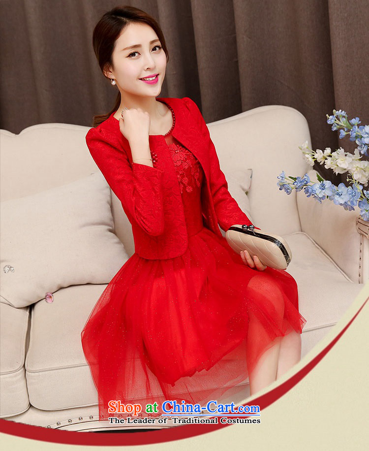 The 2015 autumn and winter Ms. new large red stylish two kits evening dresses bridal dresses Sau San Video Foutune of Princess skirts thin bon bon skirt banquet service 1 red bows XL Photo, prices, brand platters! The elections are supplied in the national character of distribution, so action, buy now enjoy more preferential! As soon as possible.