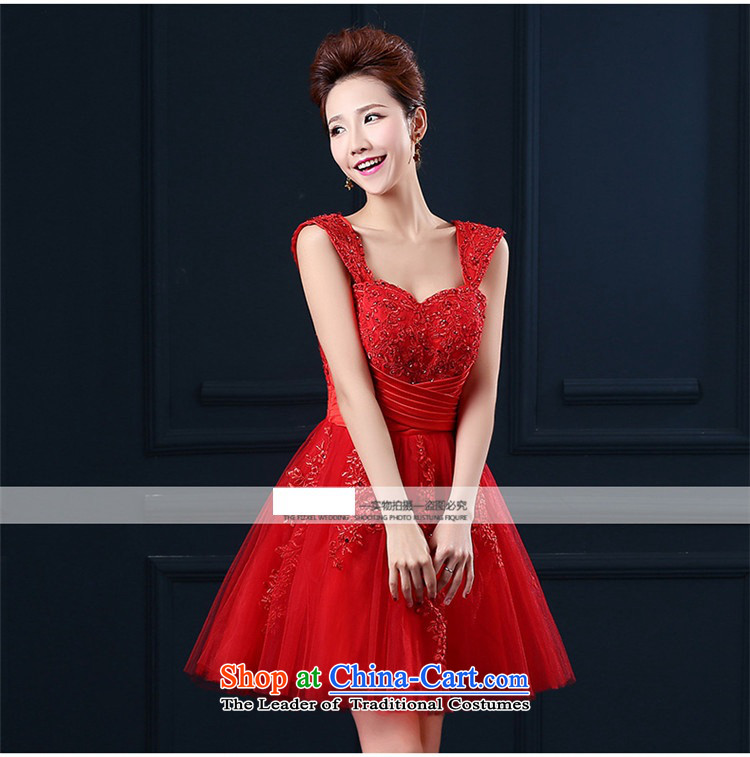 2015 HUNNZ lace stylish new spring and summer bride dress bows bridesmaid services services straps, Red S picture, prices, brand platters! The elections are supplied in the national character of distribution, so action, buy now enjoy more preferential! As soon as possible.