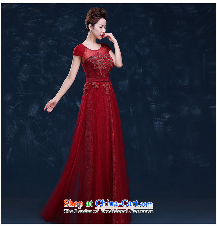      Toasting champagne HUNNZ Services 2015 new spring and summer trendy first field shoulder lace long evening dress bridesmaid services deep red XL Photo, prices, brand platters! The elections are supplied in the national character of distribution, so action, buy now enjoy more preferential! As soon as possible.