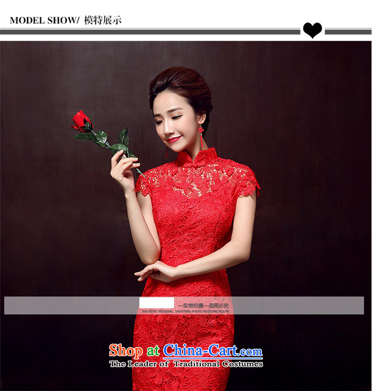 2015 Short of HUNNZ spring and summer bride wedding dress is simple and stylish large banquet evening dresses red L picture, prices, brand platters! The elections are supplied in the national character of distribution, so action, buy now enjoy more preferential! As soon as possible.