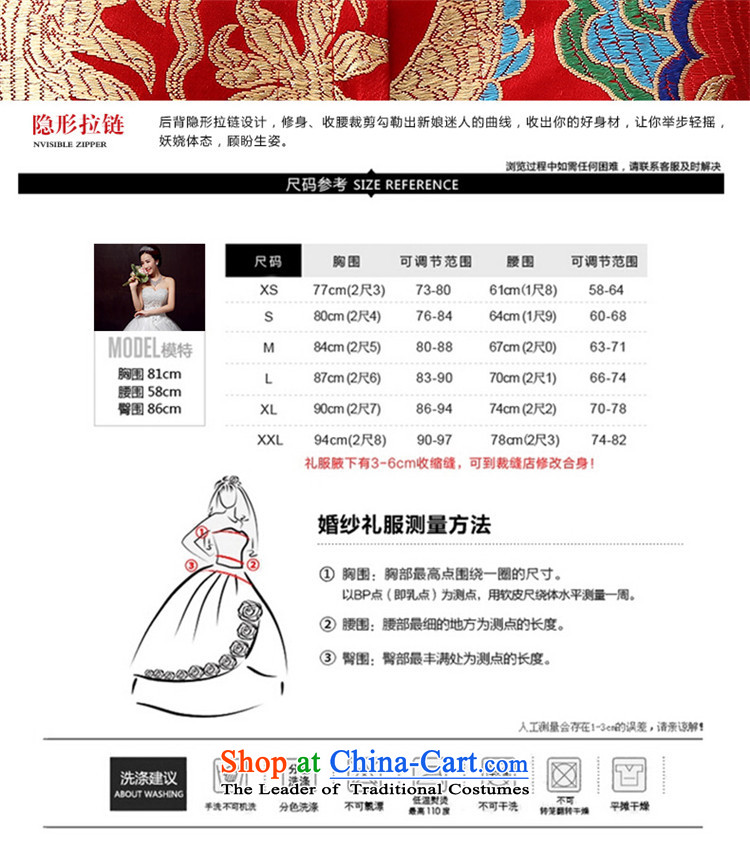 2015 Long dresses HUNNZ retro solid color bride wedding dress evening dresses bows bridesmaid Services Services Red M picture, prices, brand platters! The elections are supplied in the national character of distribution, so action, buy now enjoy more preferential! As soon as possible.