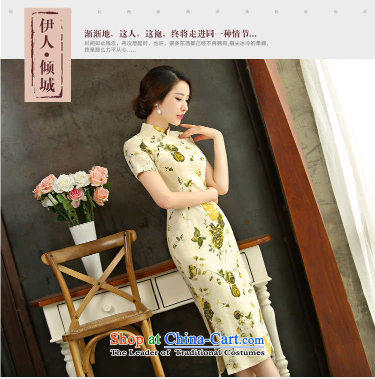 The new term of Ko Yo retro graphics in Short Thin Sau San large cuff improved linen long skirt N-321-9007 cheongsam pink M picture, prices, brand platters! The elections are supplied in the national character of distribution, so action, buy now enjoy more preferential! As soon as possible.