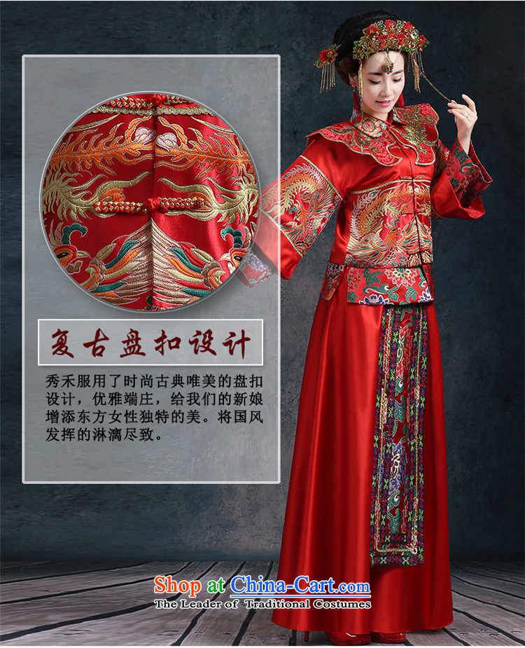 2015 Long long-sleeved HUNNZ red bride minimalist Sau San for larger wedding dress bows services evening dress red XL Photo, prices, brand platters! The elections are supplied in the national character of distribution, so action, buy now enjoy more preferential! As soon as possible.