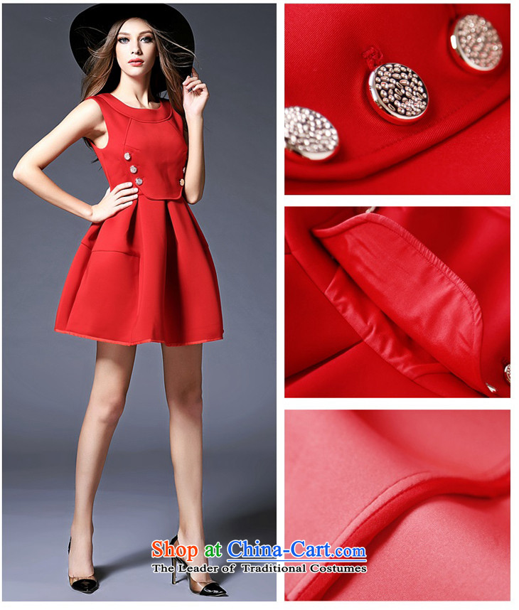 The OSCE Poetry Film 2015 autumn and winter new product round-neck collar vest skirt temperament bon bon skirt red wedding dress skirt bridesmaid dresses back door onto Red M picture, prices, brand platters! The elections are supplied in the national character of distribution, so action, buy now enjoy more preferential! As soon as possible.