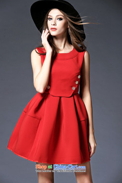 The OSCE Poetry Film 2015 autumn and winter new product round-neck collar vest skirt temperament bon bon skirt red wedding dress skirt bridesmaid dresses back door onto Red M picture, prices, brand platters! The elections are supplied in the national character of distribution, so action, buy now enjoy more preferential! As soon as possible.