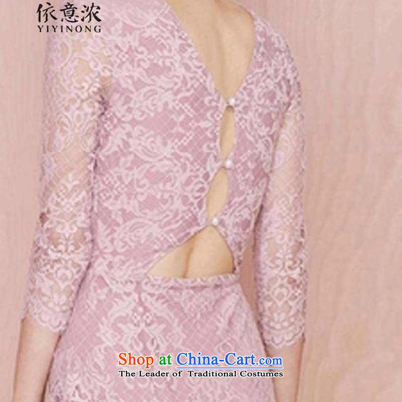 In accordance with the intention is thicker  1906 2015 autumn and winter Terrace 3 waist detained Sau San dress skirt lace temperament package and dresses , L, in accordance with the intention of violets YIYINONG enrichment () , , , shopping on the Internet