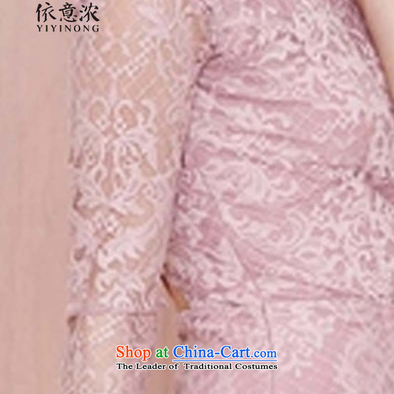 In accordance with the intention is thicker  1906 2015 autumn and winter Terrace 3 waist detained Sau San dress skirt lace temperament package and dresses , L, in accordance with the intention of violets YIYINONG enrichment () , , , shopping on the Internet