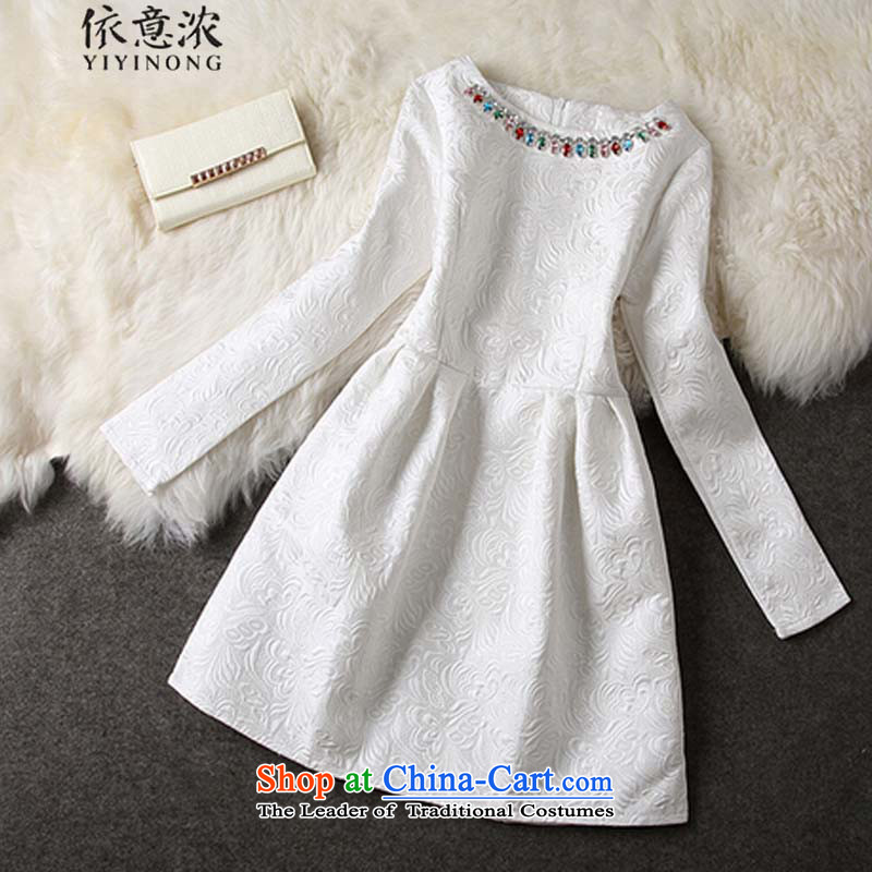 In accordance with the intention is thicker 9185# elegant small dress aristocratic Heung-video thin Foutune of forming the Sau San long-sleeved dresses , in accordance with the intention the pink enrichment (YIYINONG) , , , shopping on the Internet