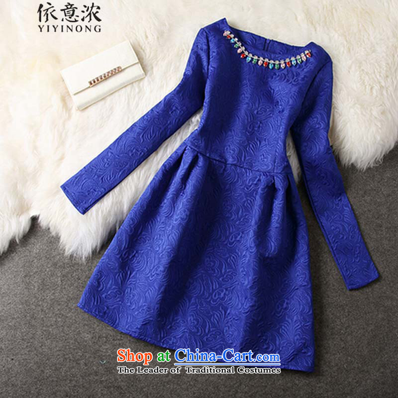 In accordance with the intention is thicker 9185# elegant small dress aristocratic Heung-video thin Foutune of forming the Sau San long-sleeved dresses , in accordance with the intention the pink enrichment (YIYINONG) , , , shopping on the Internet